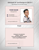 6/6 CorelDraw 11 Printable ID Card Design Templates | 100 Editable Designs India
