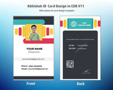 6/6 CorelDraw 11 Printable ID Card Design Templates | 100 Editable Designs India