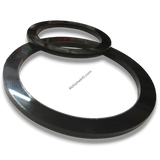 Button Badge Rings 58mm 44mm die height washer spacer, black metal rings for badge press dies.