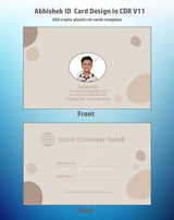 6/6 CorelDraw 11 Printable ID Card Design Templates | 100 Editable Designs India