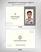 6/6 CorelDraw 11 Printable ID Card Design Templates | 100 Editable Designs India