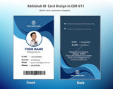 6/6 CorelDraw 11 Printable ID Card Design Templates | 100 Editable Designs India