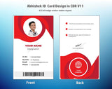 6/6 CorelDraw 11 Printable ID Card Design Templates | 100 Editable Designs India