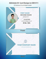 6/6 CorelDraw 11 Printable ID Card Design Templates | 100 Editable Designs India