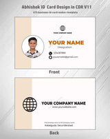 6/6 CorelDraw 11 Printable ID Card Design Templates | 100 Editable Designs India
