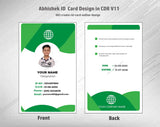 6/6 CorelDraw 11 Printable ID Card Design Templates | 100 Editable Designs India
