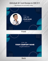 6/6 CorelDraw 11 Printable ID Card Design Templates | 100 Editable Designs India