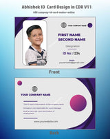 6/6 CorelDraw 11 Printable ID Card Design Templates | 100 Editable Designs India