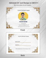 6/6 CorelDraw 11 Printable ID Card Design Templates | 100 Editable Designs India