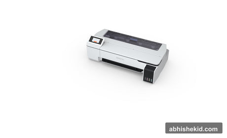 Epson SureColor SC-F530 24 inch dye sublimation printer side angle AbhishekID