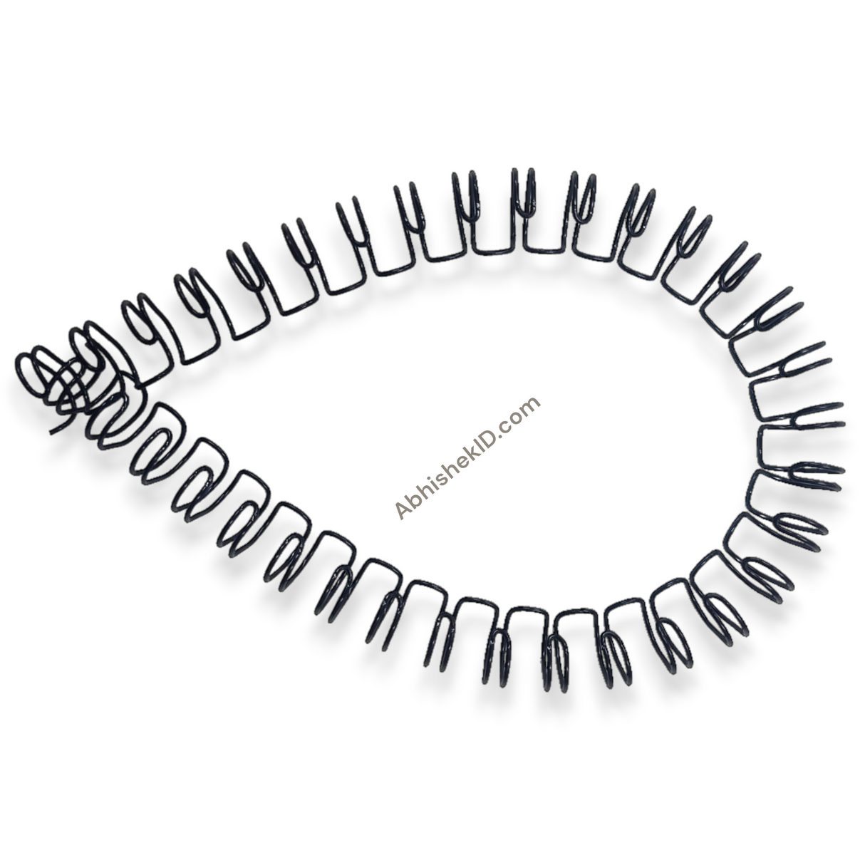 A4 Black Wiro Binding Metal Loops Rings 3.1 Ratio - Cut Pcs