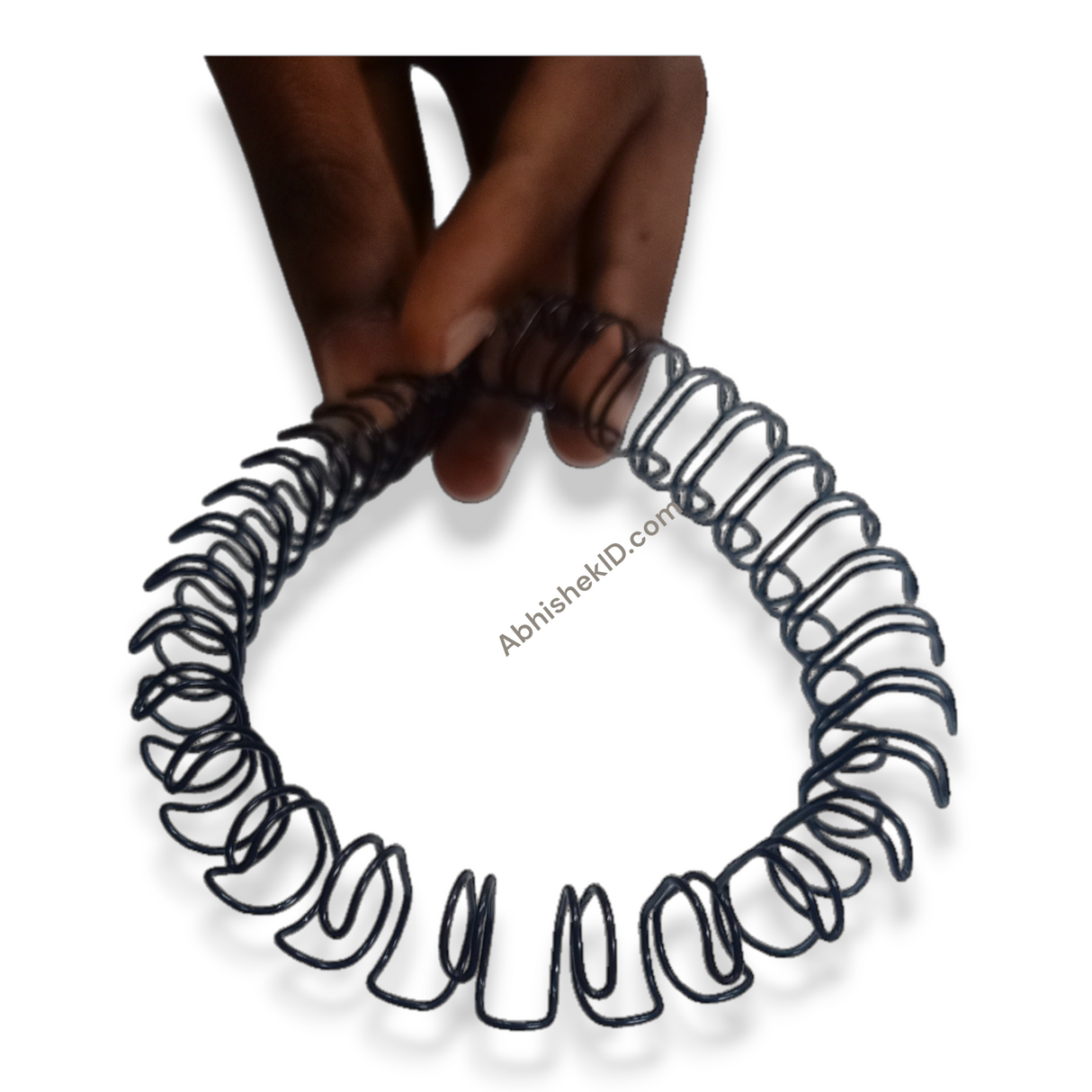 A4 Black Wiro Binding Metal Loops Rings 3.1 Ratio - Cut Pcs