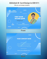 6/6 CorelDraw 11 Printable ID Card Design Templates | 100 Editable Designs India