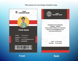 7/8 CorelDraw 11 Printable ID Card Design Templates | 100 Editable Designs India