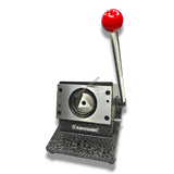 70mm badge cutter lever handle and pressing mechanism side view