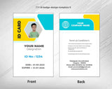 7/8 CorelDraw 11 Printable ID Card Design Templates | 100 Editable Designs India