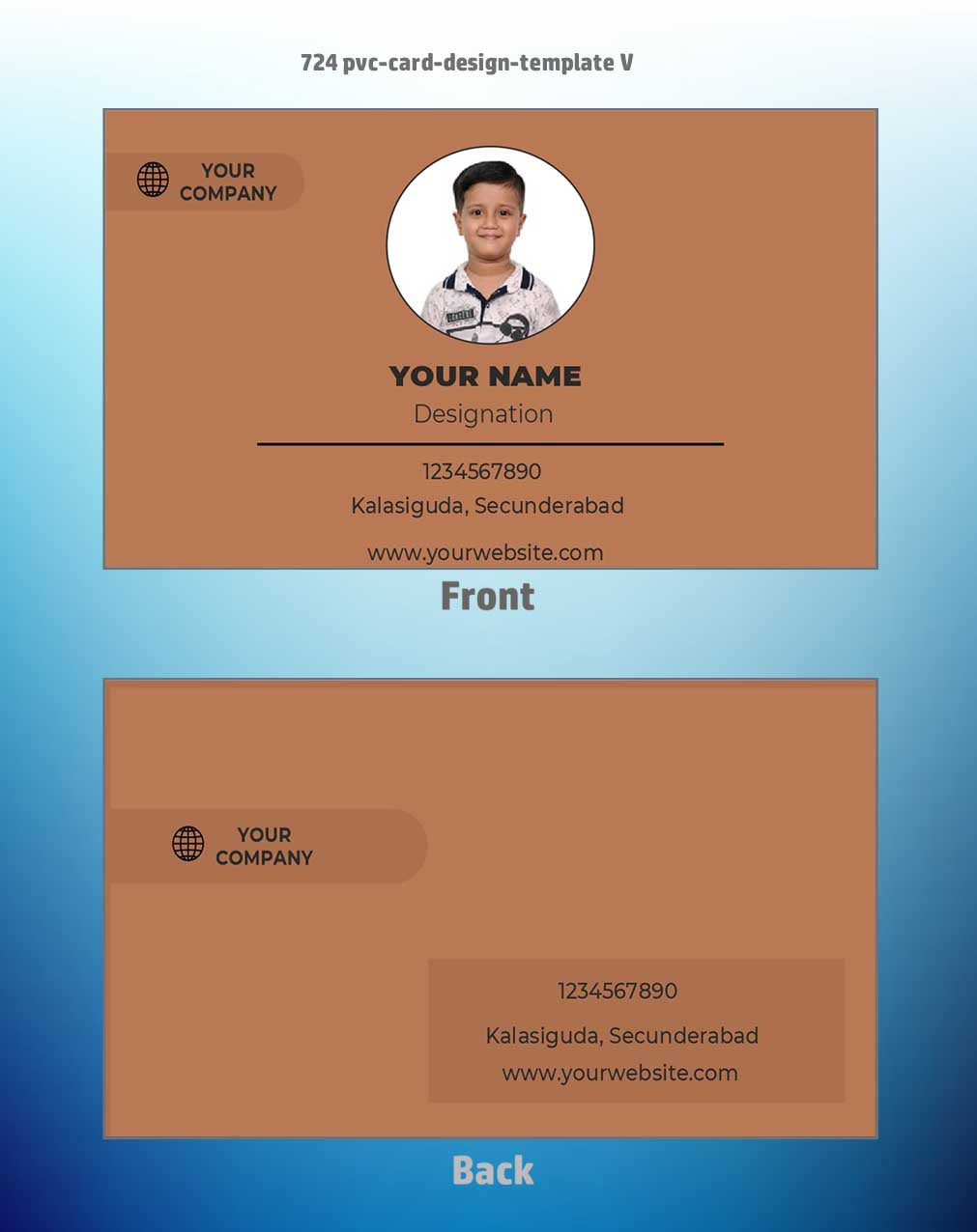 7/8 CorelDraw 11 Printable ID Card Design Templates | 100 Editable Designs India