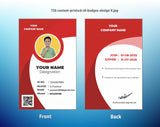 7/8 CorelDraw 11 Printable ID Card Design Templates | 100 Editable Designs India