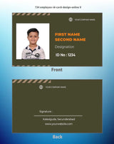 7/8 CorelDraw 11 Printable ID Card Design Templates | 100 Editable Designs India