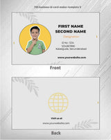 7/8 CorelDraw 11 Printable ID Card Design Templates | 100 Editable Designs India