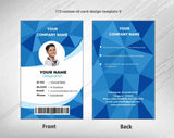 7/8 CorelDraw 11 Printable ID Card Design Templates | 100 Editable Designs India