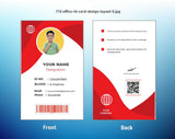 7/8 CorelDraw 11 Printable ID Card Design Templates | 100 Editable Designs India