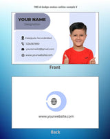 7/8 CorelDraw 11 Printable ID Card Design Templates | 100 Editable Designs India