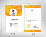 7/8 CorelDraw 11 Printable ID Card Design Templates | 100 Editable Designs India