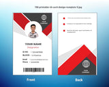 7/8 CorelDraw 11 Printable ID Card Design Templates | 100 Editable Designs India