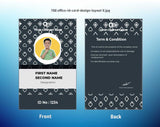 7/8 CorelDraw 11 Printable ID Card Design Templates | 100 Editable Designs India