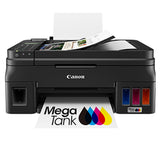 20-sheet Auto Document Feeder tray on top of Canon G4010 printer