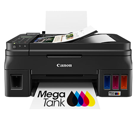 20-sheet Auto Document Feeder tray on top of Canon G4010 printer