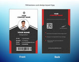 7/8 CorelDraw 11 Printable ID Card Design Templates | 100 Editable Designs India