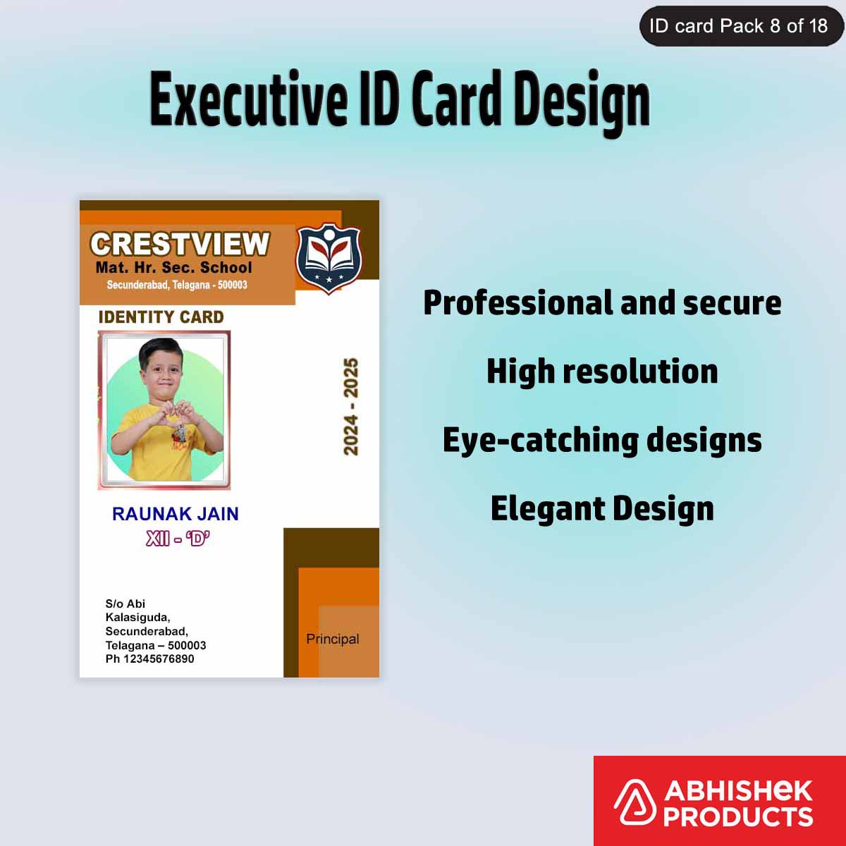 school-id-card-design-template