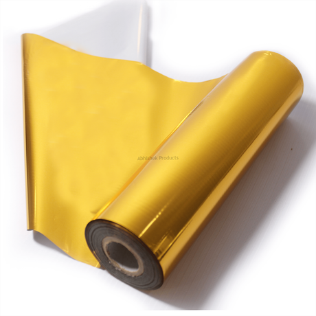 8.5 Inchx112 Meter Gold Foil Metallic Roll 3