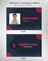 8/8 CorelDraw 11 Printable ID Card Design Templates | 65 Editable Designs India