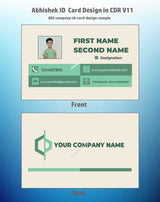 8/8 CorelDraw 11 Printable ID Card Design Templates | 65 Editable Designs India