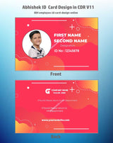 8/8 CorelDraw 11 Printable ID Card Design Templates | 65 Editable Designs India