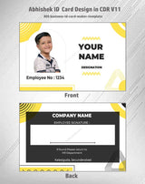 8/8 CorelDraw 11 Printable ID Card Design Templates | 65 Editable Designs India