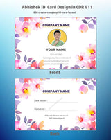 8/8 CorelDraw 11 Printable ID Card Design Templates | 65 Editable Designs India