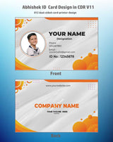 8/8 CorelDraw 11 Printable ID Card Design Templates | 65 Editable Designs India