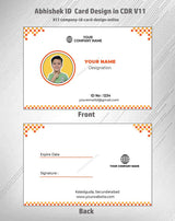8/8 CorelDraw 11 Printable ID Card Design Templates | 65 Editable Designs India