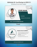 8/8 CorelDraw 11 Printable ID Card Design Templates | 65 Editable Designs India