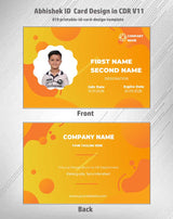 8/8 CorelDraw 11 Printable ID Card Design Templates | 65 Editable Designs India