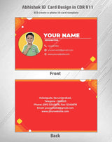 8/8 CorelDraw 11 Printable ID Card Design Templates | 65 Editable Designs India