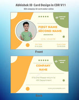 8/8 CorelDraw 11 Printable ID Card Design Templates | 65 Editable Designs India