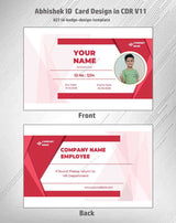 8/8 CorelDraw 11 Printable ID Card Design Templates | 65 Editable Designs India