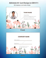 8/8 CorelDraw 11 Printable ID Card Design Templates | 65 Editable Designs India