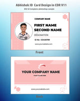 8/8 CorelDraw 11 Printable ID Card Design Templates | 65 Editable Designs India
