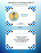 8/8 CorelDraw 11 Printable ID Card Design Templates | 65 Editable Designs India